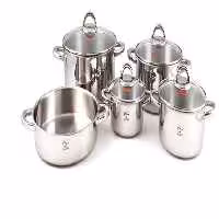 سرویس قابلمه استیل پارس استیل(9پارچه)