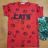 تیشرت مردانه یقه گرد CATS سایز 2XL
