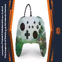 کنترلر با سیم PowerA Enhanced مخصوص Nintendo Switch – طرح The Legend of Zelda