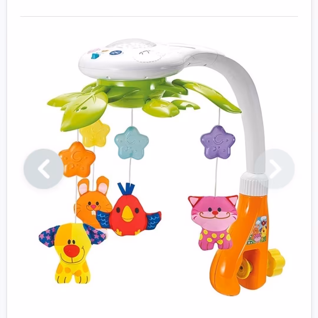 اسباب بازی آویز تخت چراغدار موزیکال وین فان Win Fun