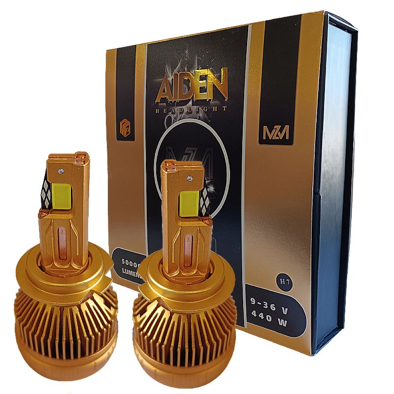 هدلایت دو طرفه ام زد ام مدل AIDEN پایه H7 بسته دو عددی