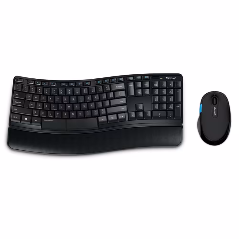 قیمت و خرید کیبورد و ماوس بی‌سیم مایکروسافت مدل Desktop Comfort Sculpt | یاس ارتباط