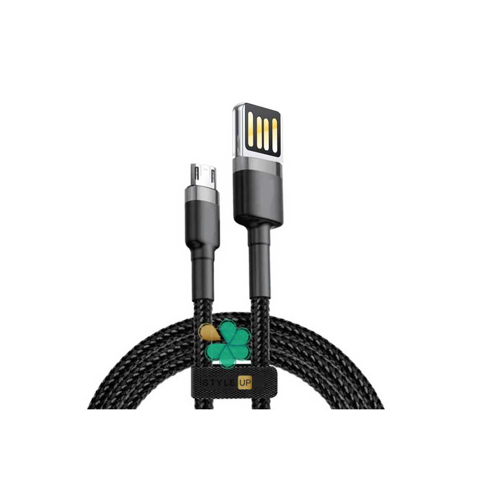 کابل فست شارژ میکرو یو اس بی به یو اس بی دو طرفه مدل Two Sided 1M 5A
