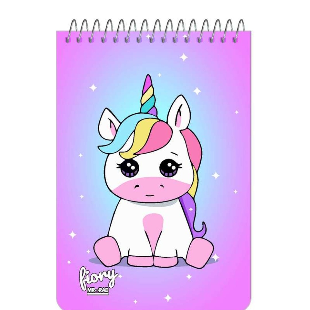 دفتر یادداشت طرح یونیکرون مدل اسب تک شاخ مناسب هدیه دادن و مدرسه و دانشگاه 