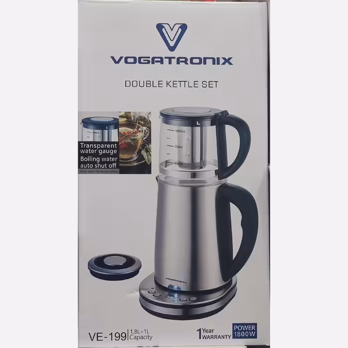 چایی ساز رو همی وگاتی دیجیتالی مدل 199 وگاترونیکس چایی سازروهمی