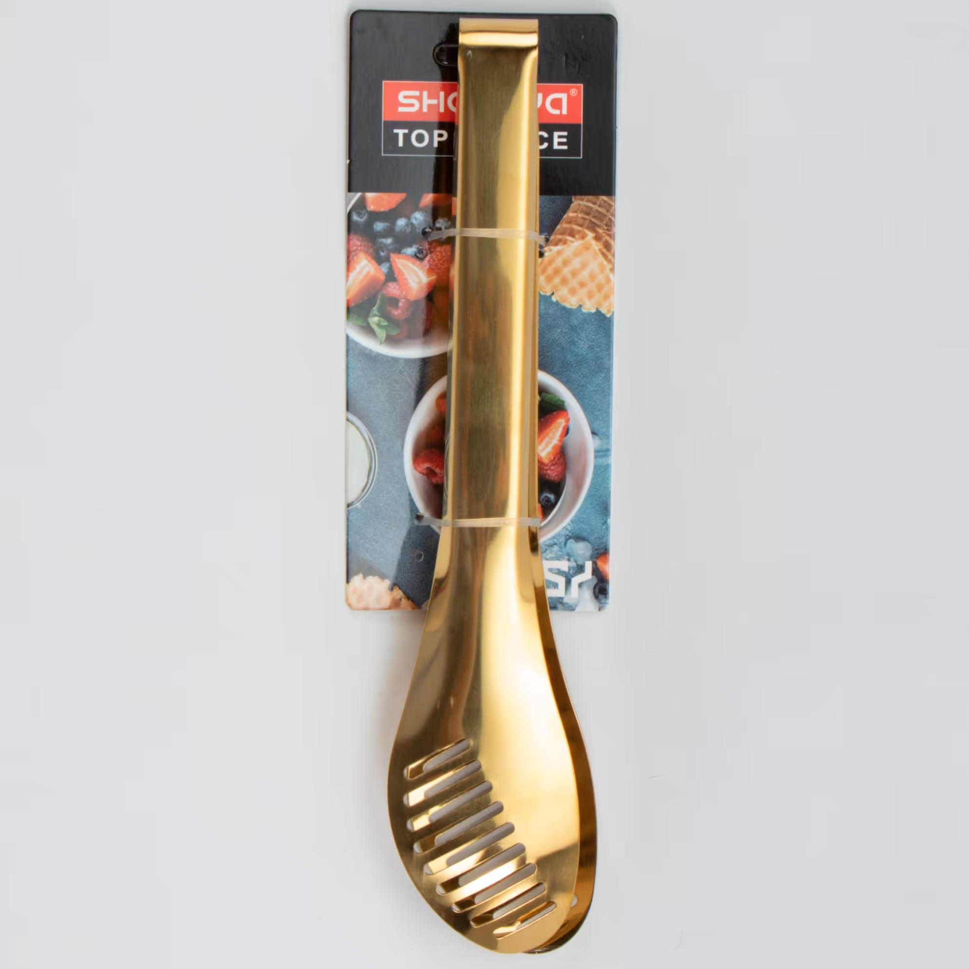 انبر سالاد استیل طلایی کد 1 شنگیا