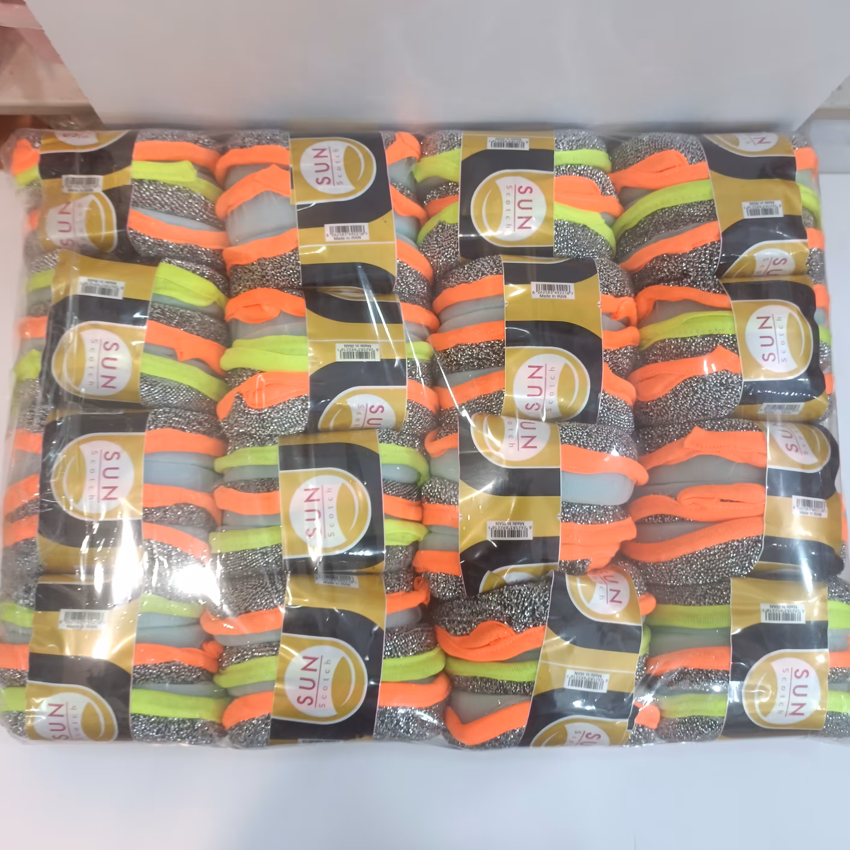 اسکاج سه عددی گرد دو طرفه (یک طرف نرم و یک طرف زبر)