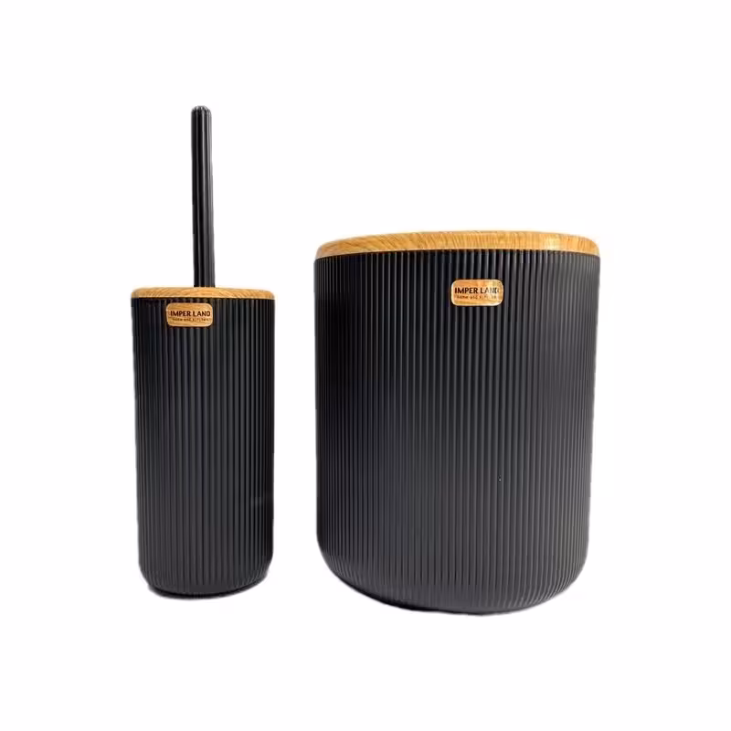 سطل و فرچه کاریزما طرح چوب | amazonchi