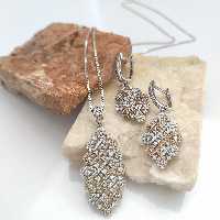 نیم ست نقره وینا کد N05  گالری نقره شجاعی 