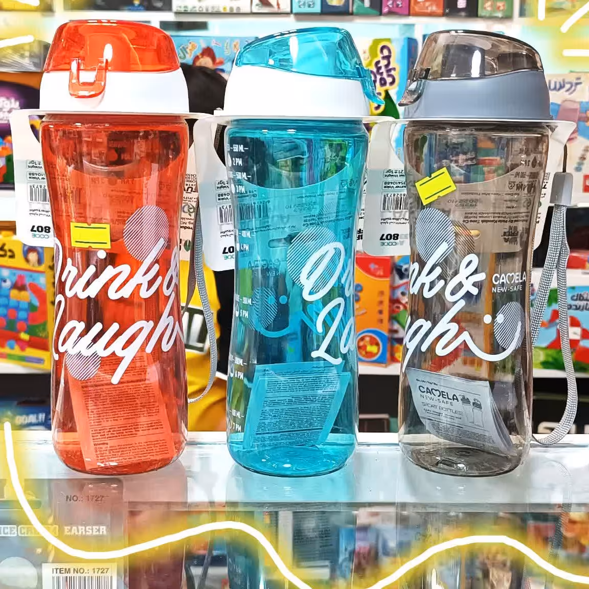 قمقمه آب  فانتزی در رنگ بندی  دخترانه و پسرانه