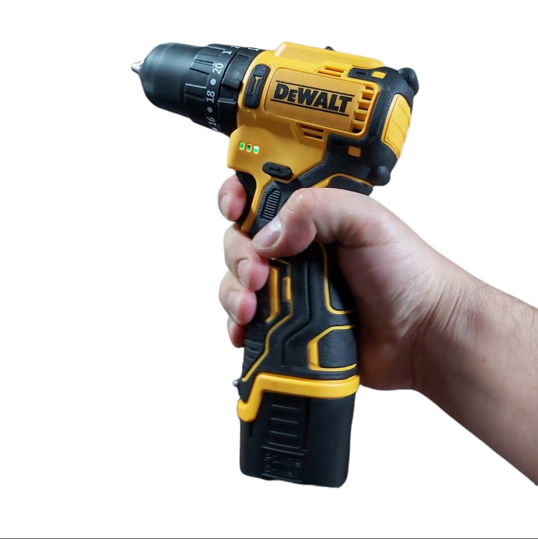 دریل شارژی دیوالت 24 ولت سه حالته موتور براشلس پرقدرت صنعتی 