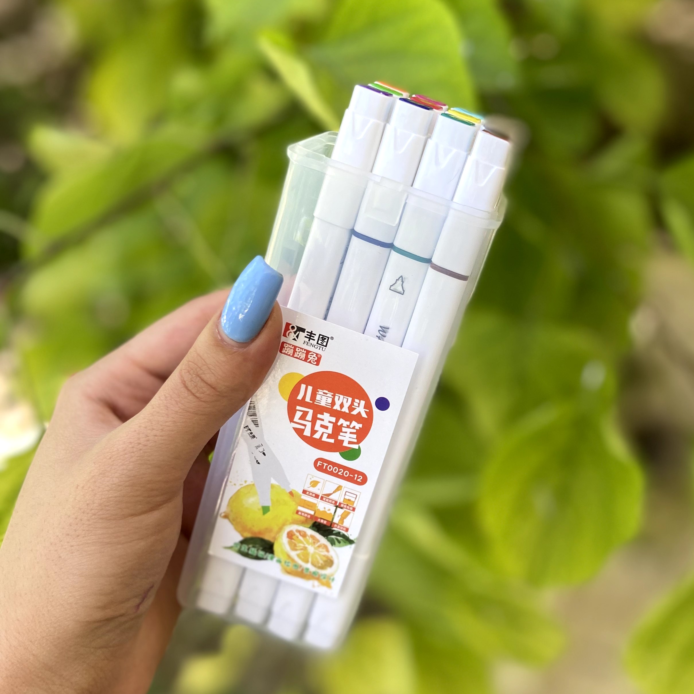 ماژیک 2 سر راندو 12 عددی فنگ تو