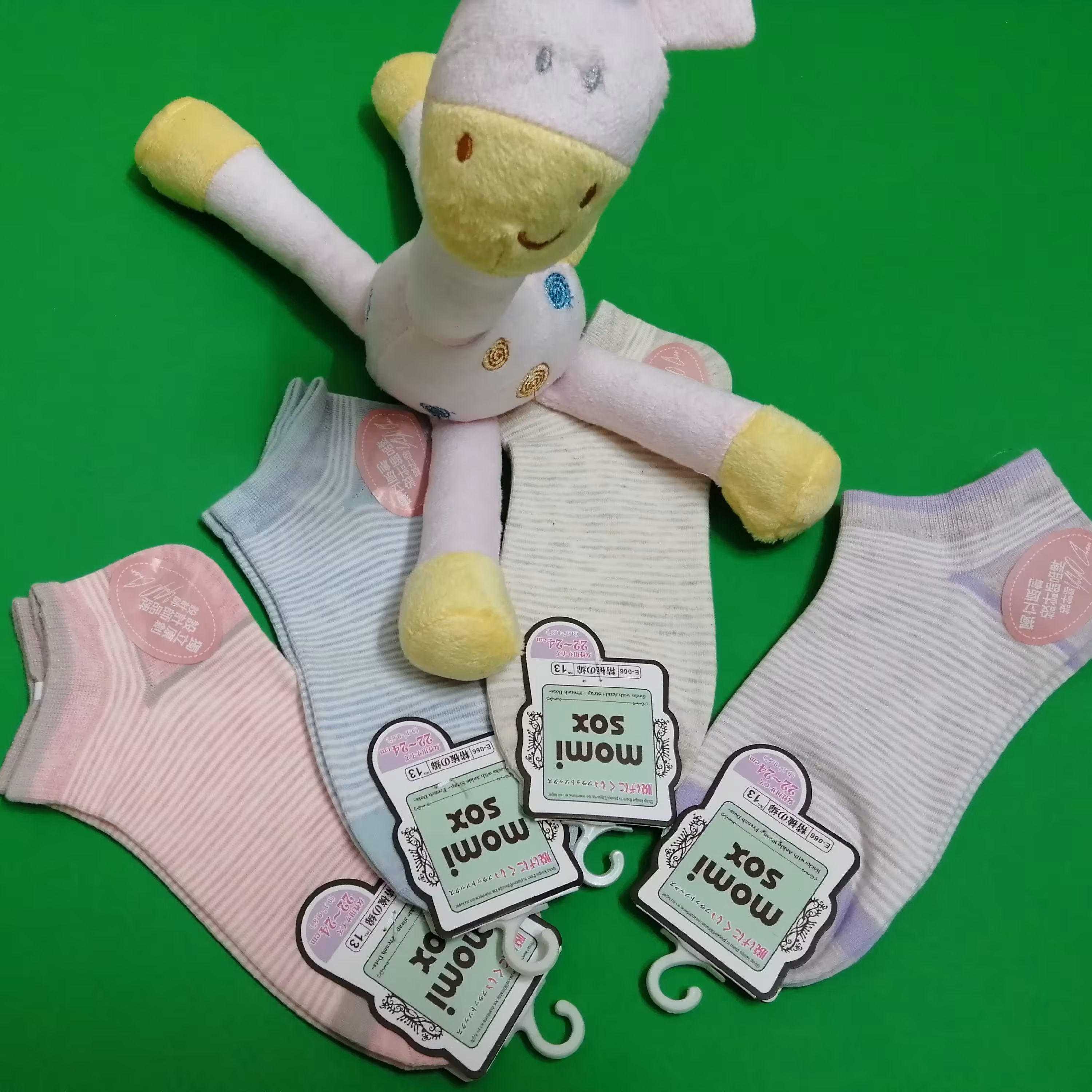 جوراب مچی راه راه ریز