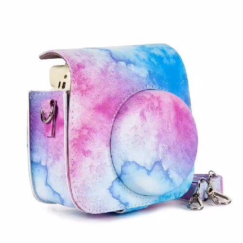 کیف چرمی دوربین فوجی فیلم FujiFilm Instax mini 9/8 Sky Bag