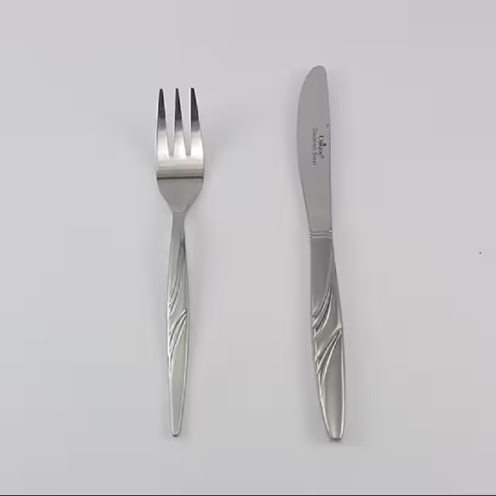 کارد و چنگال استیل 12 پارچه یونیک کد 5736