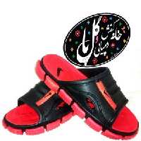 دمپایی بچه گانه آرمین نایک قرمز رویه مشکی