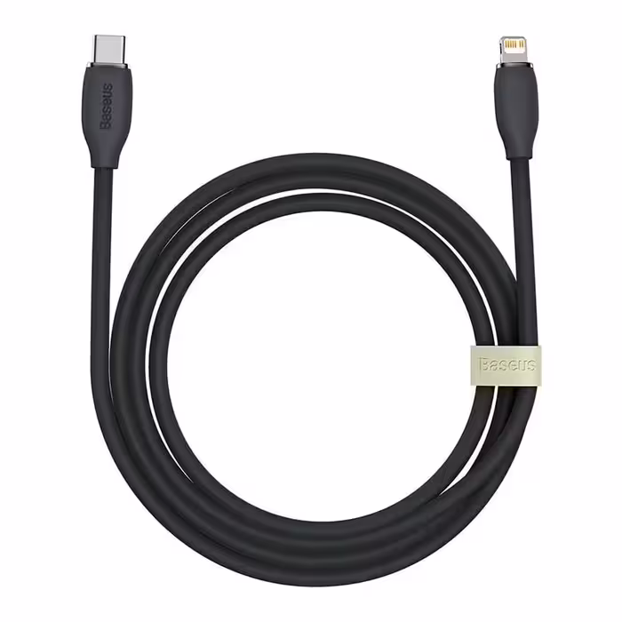قیمت و خرید کابل تبدیل 1.2 متری USB-C به لایتنینگ بیسوس مدل Jelly Liquid Silica Gel CAGD020001 | یاس ارتباط
