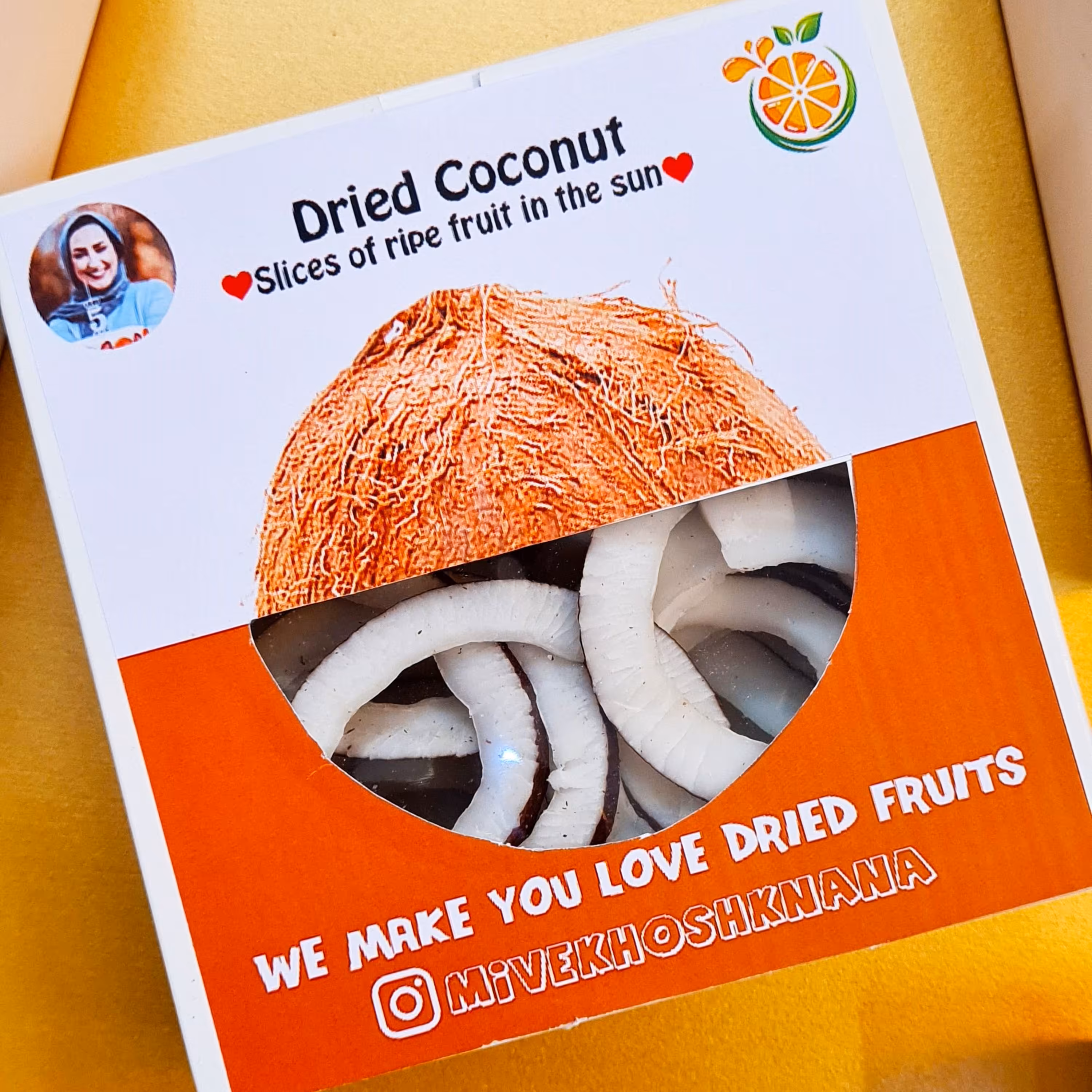 میوه خشک نارگیل 250 گرمی نانا