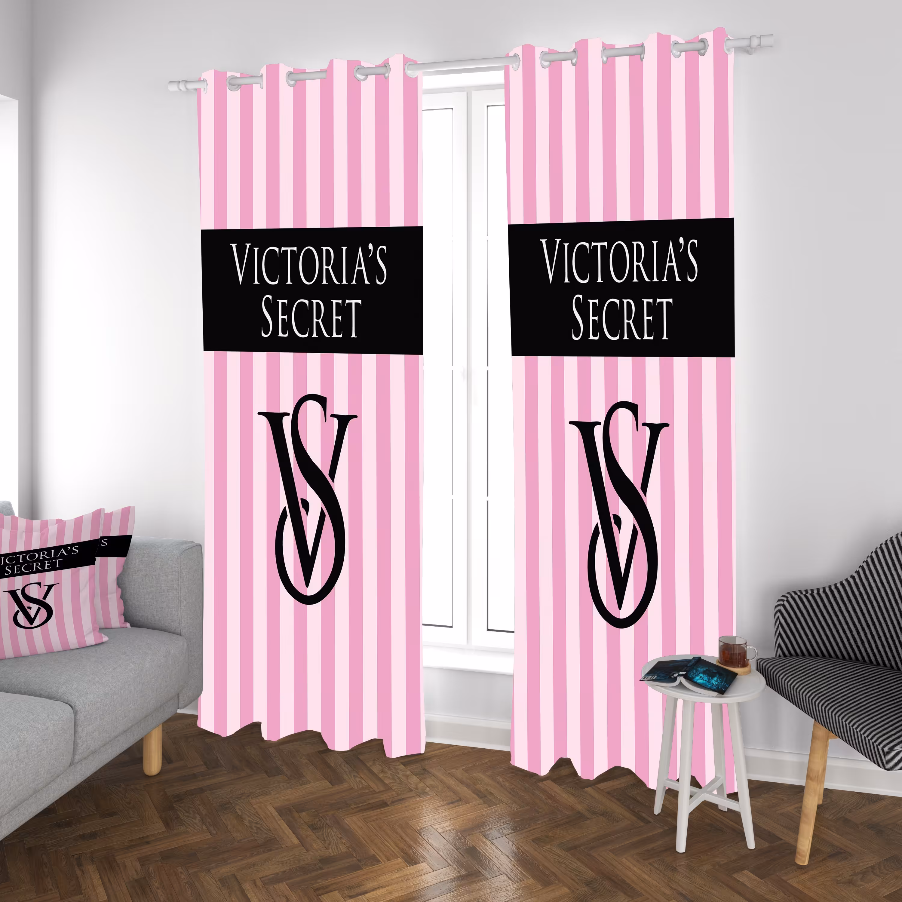 پرده پذیرایی و اتاق خواب طرح برند3