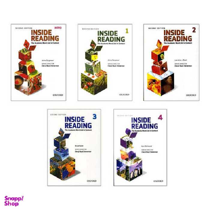 کتاب Inside Reading Second Edition اثر جمعی از نویسندگان انتشارات هدف نوین 5 جلدی