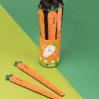 خط کش چوبی فانتزی طرح هویج