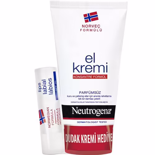 پک کرم مرطوب کننده دست و بالم لب نوتروژینا - ارس ترک