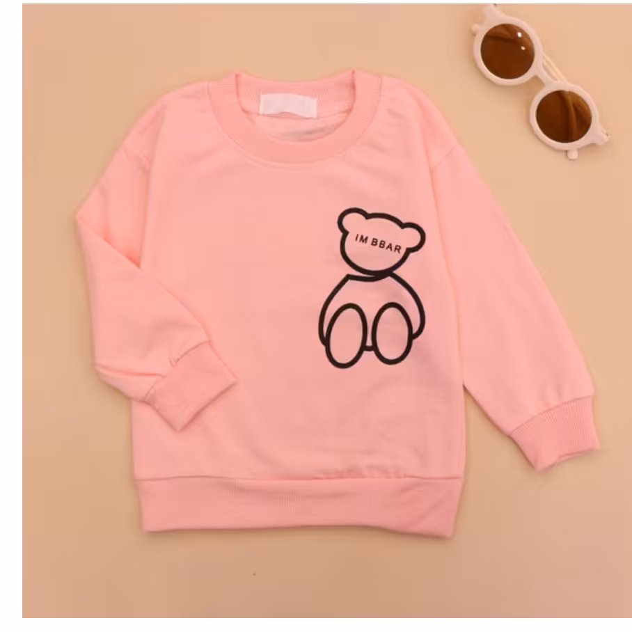 بلوز دخترانه پاییزه دورس اسپرت سایز 35 رنگ صورتی