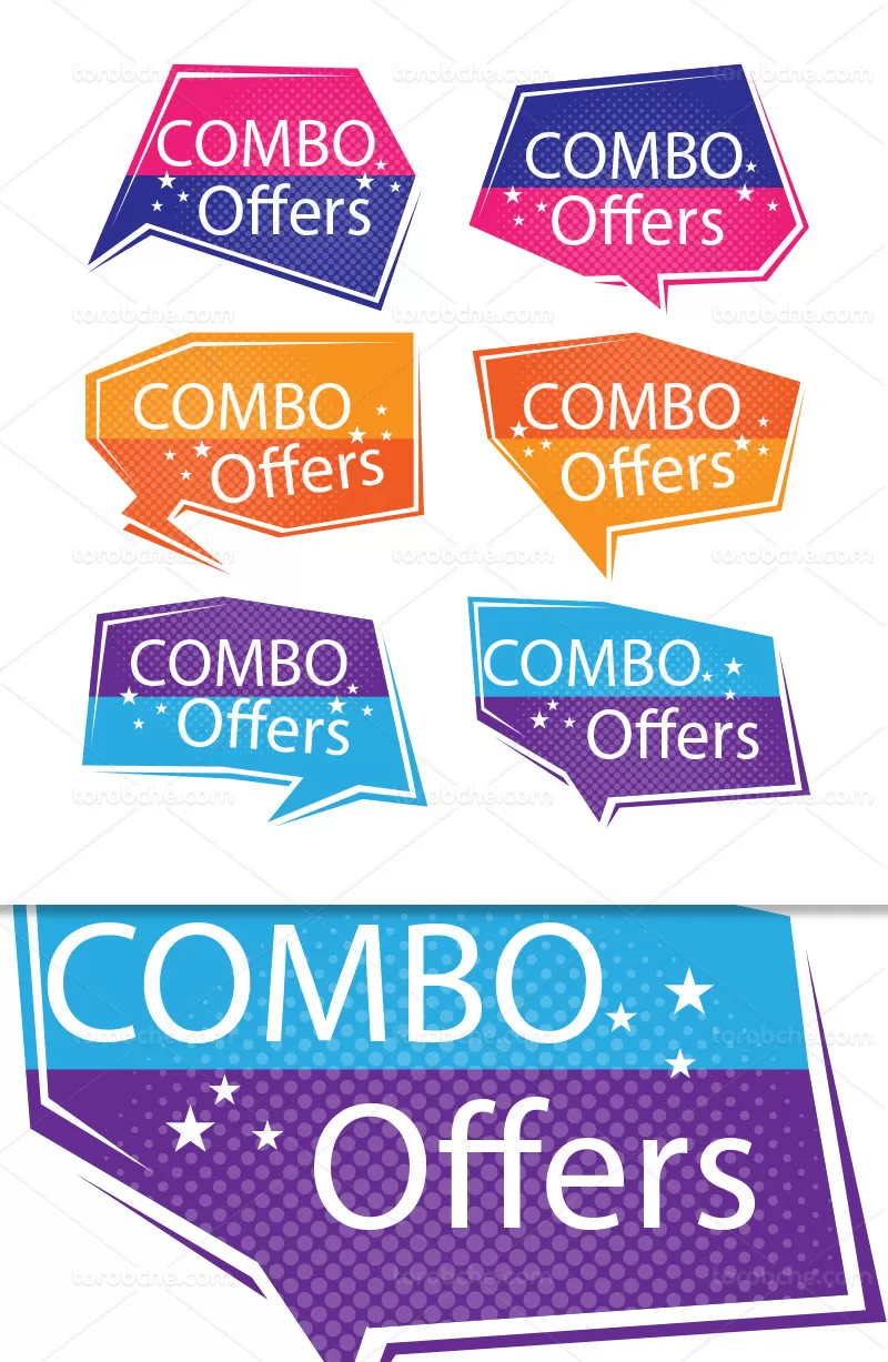 وکتور برچسب و لیبل فروش | گرافیک با طعم تربچه