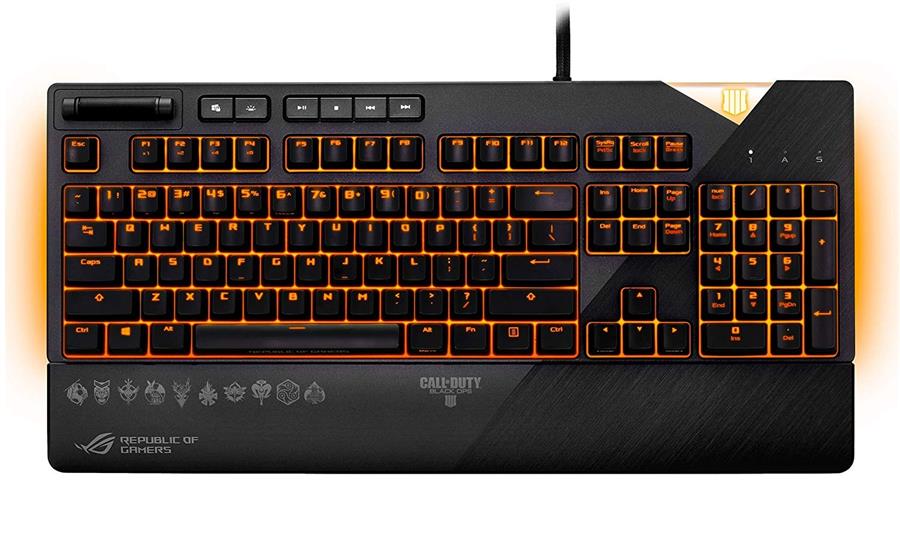 کیبورد گیمینگ ایسوس مدل ROG Strix Flare Call of Duty - Black Ops 4 Edition