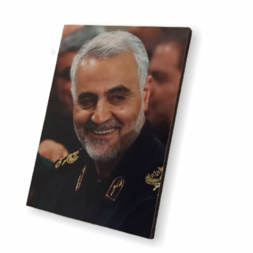 عکس شاسی حاج قاسم سلیمانی 