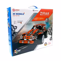 اسباب بازی پیچ و مهره فلزی زیرک 20 مدل( همراه با آچار و پیچ گوشتی)