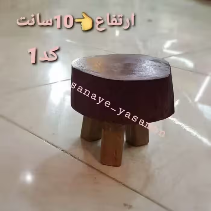 سه پایه  زیر گلدان  زیر گلدانی چوبی استند شلف 