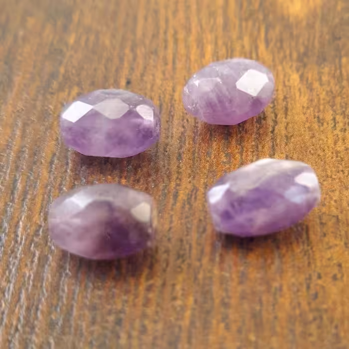 سنگ آمیتیس استوانه ای تراش دار