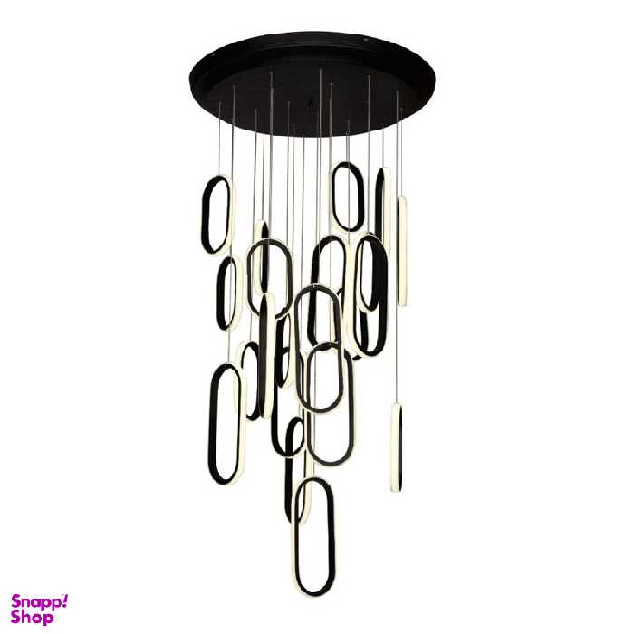 چراغ آویز مدرن چشمه نور کد L6412/21BK