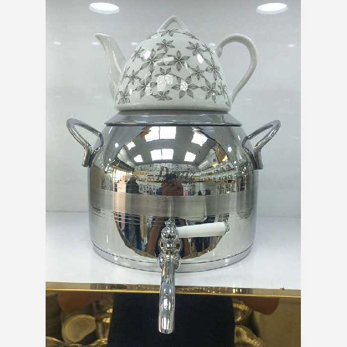 کتری قوری شیردار استیل کف چدن مارک دنیز 