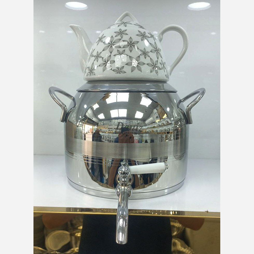 کتری قوری شیردار استیل کف چدن مارک دنیز