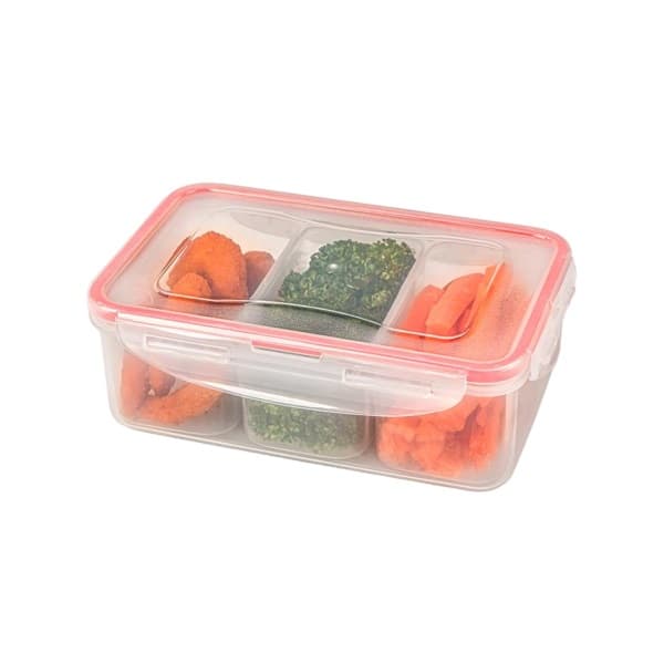 ظرف فریزری مستطیل 3خانه(77400)  (لیمون)