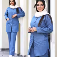 ست مانتو شلوار هایلین 57532