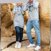 ست دونفره هودی- هودی زنانه- هودی مردانه- جنس ملانژ درجه یک-تیپ بروز