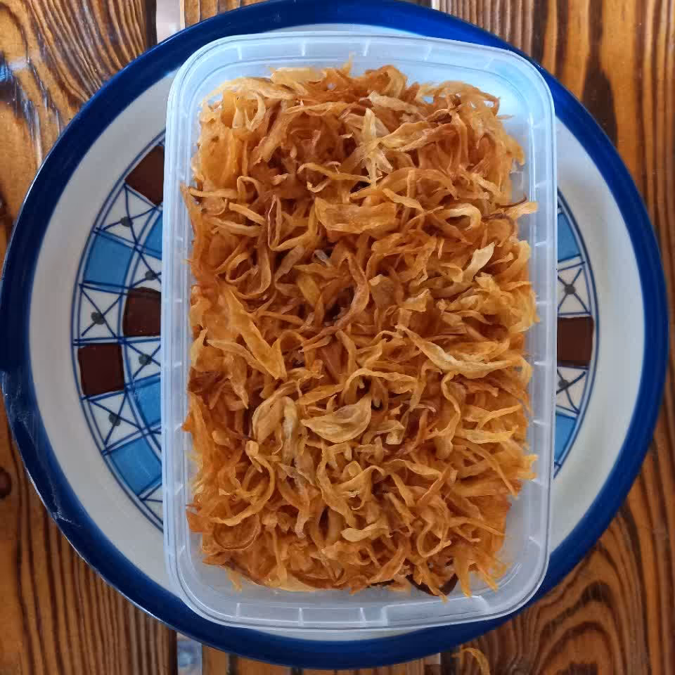 پیاز داغ خلالی 300 گرمی  مزرعه گردشگری کشاورزی تاجر سریزدی