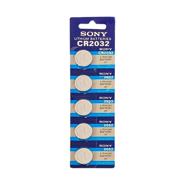 باتری سکه ای سونی CR2032 بسته 5 عددی