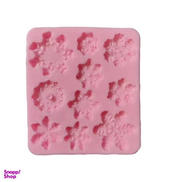 ابزار تزیین فوندانت مدل مالد دانه های برف جور