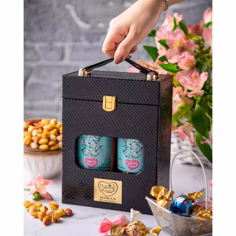 باکس دلژین (باکس چرمی دو شیشه) یامی لندز