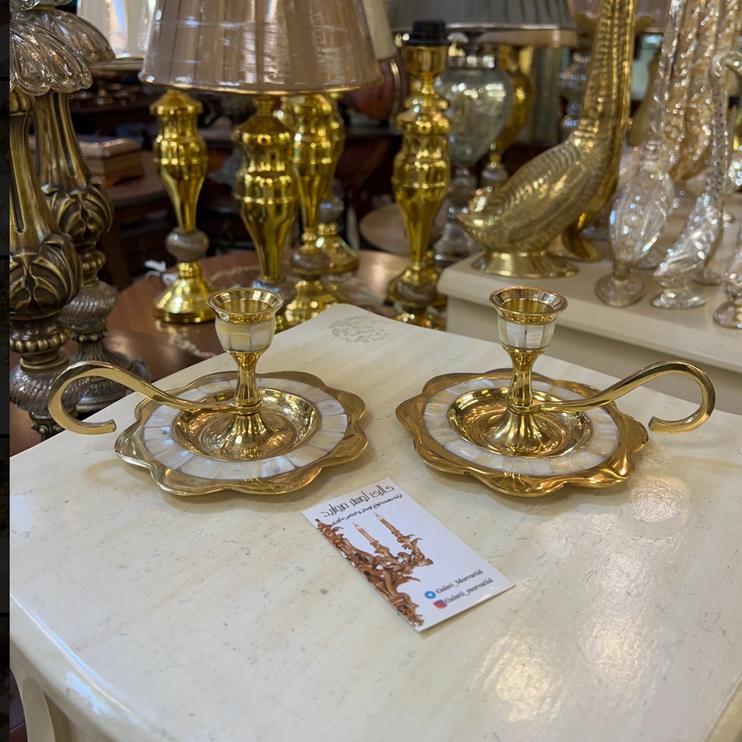 جا شمعی برنجی هندی