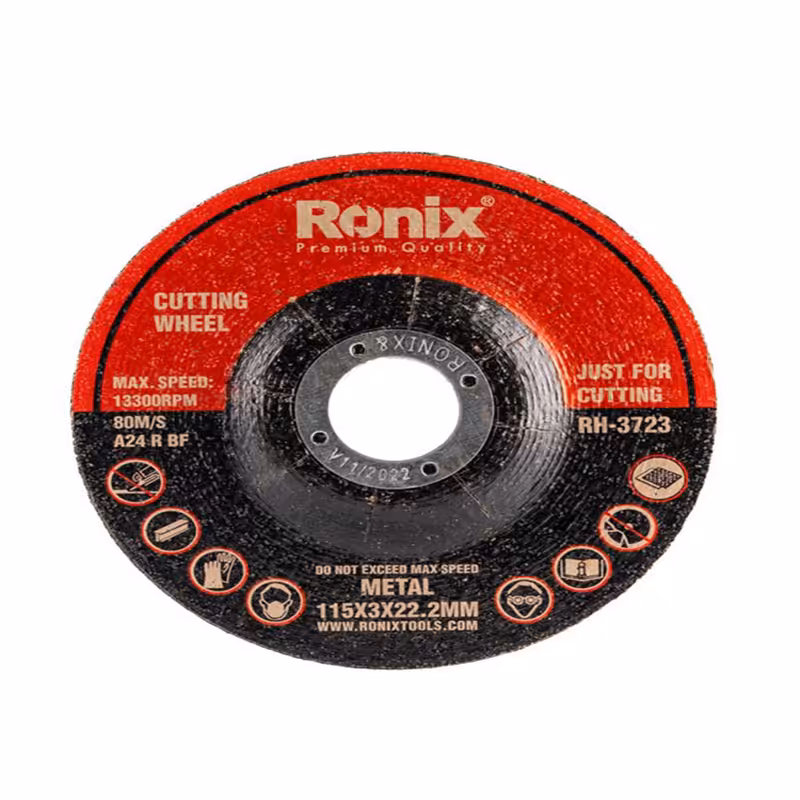 سنگ برش آهن مینی سایز 22*3*115 رونیکس ساخت چین مدل RH-3723