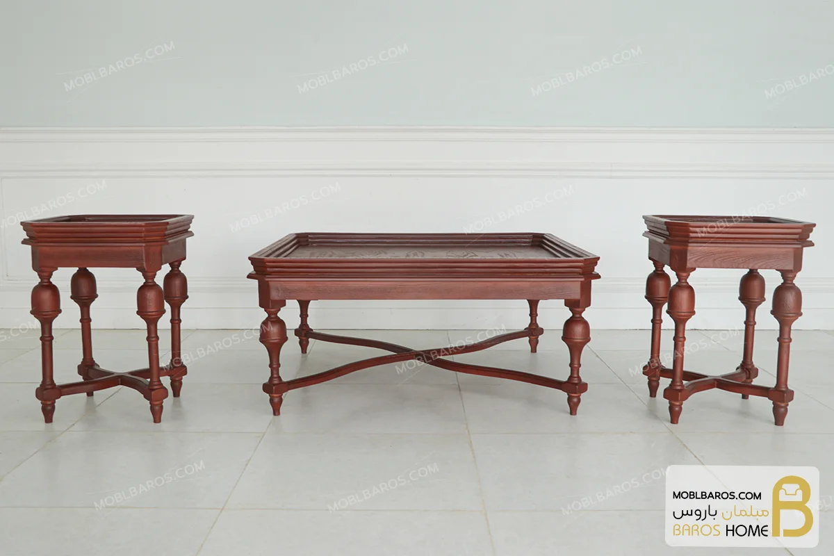 میز جلو مبلی و عسلی مربعی آنجل کد 6