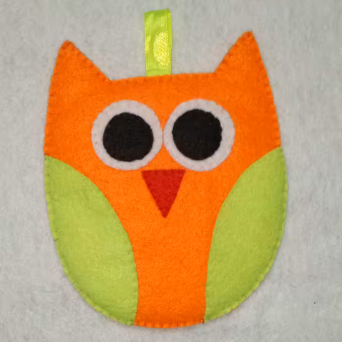 دستکش آشپزخانه چهار لایه مدل جغد نمدی