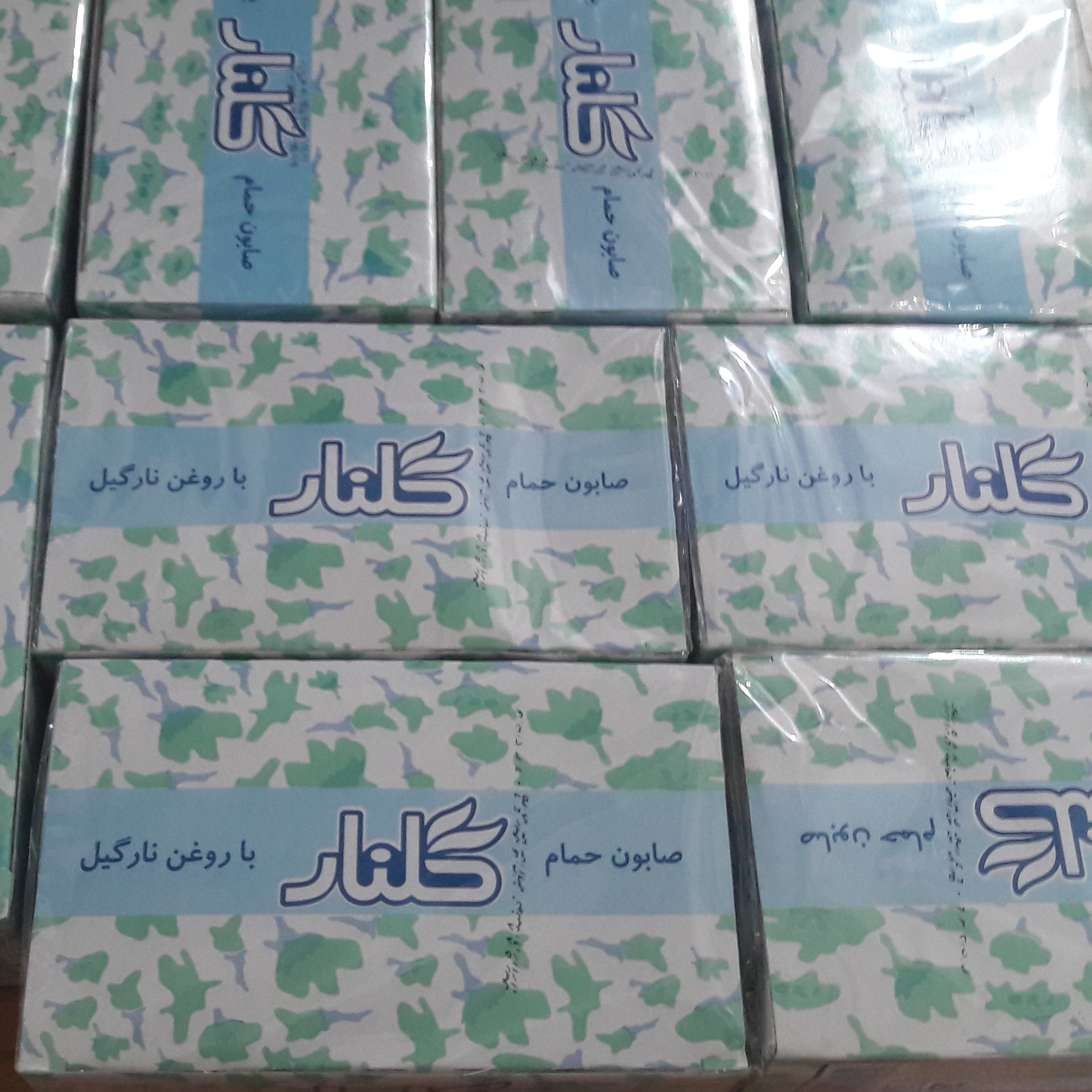 صابون گلنار سبز