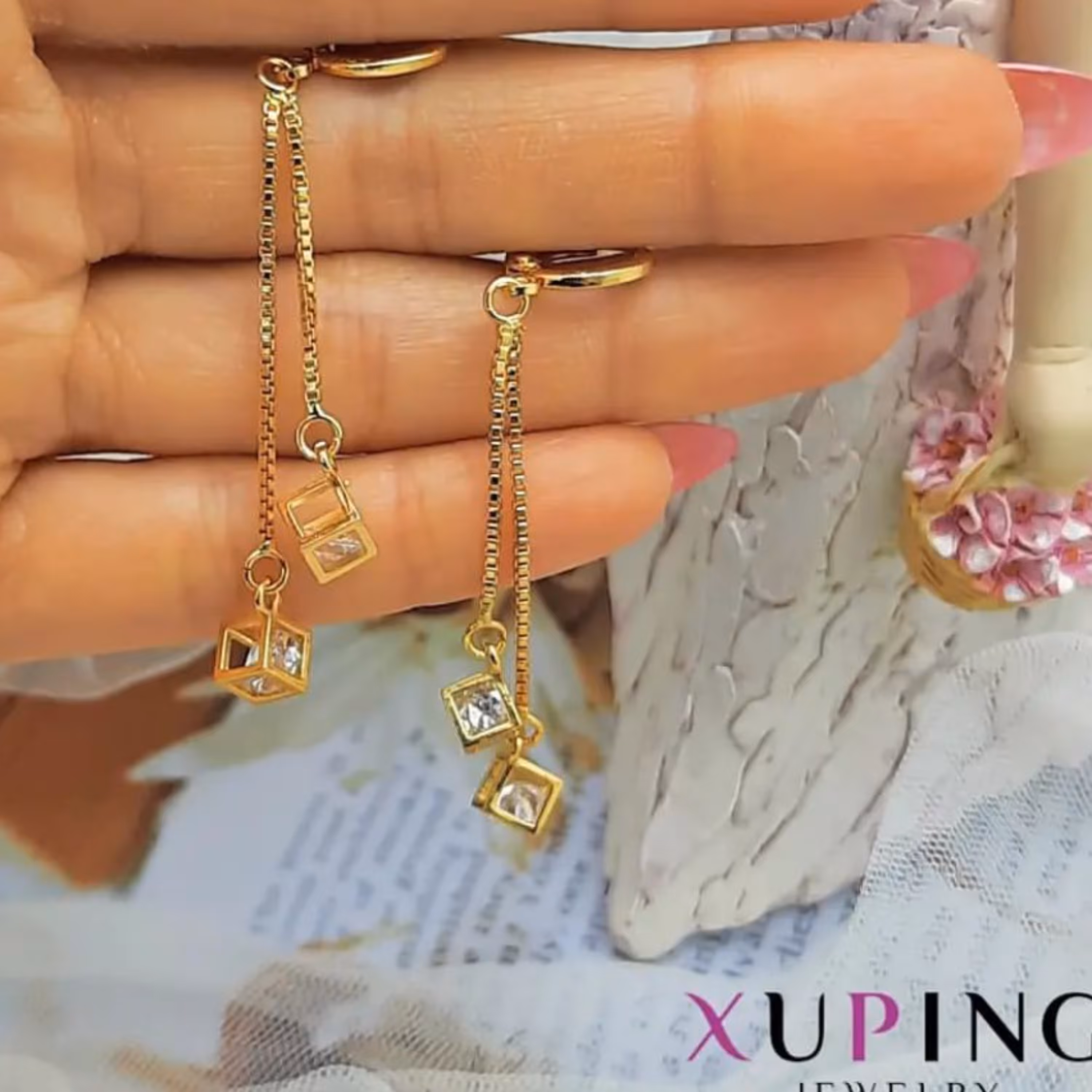 گوشواره حلقه اویز 15