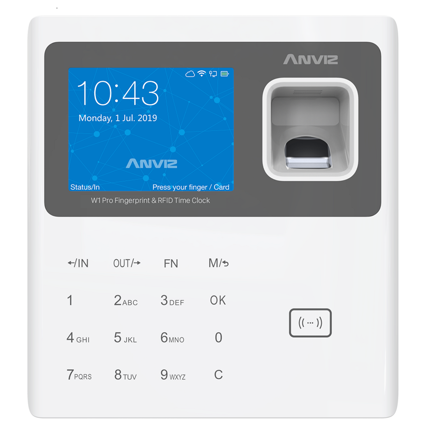 دستگاه حضور و غیاب انویز مدل W1